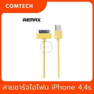 สายชาร์จไอโฟน Cable Charge รุ่น iPhone 4,4s iPad Remax RC-006i4 ยาว 1 เมตร สีเหลือง