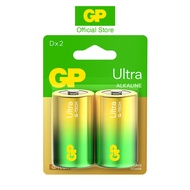 GP Ultra Alkaline D size Battery (Card of 2)