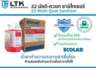 น้ำยาฆ่าเชื้อ 22 Multi-Quat Sanitizer ขนาด2ลิตร แบรนด์Ecolab(แกลลอน)