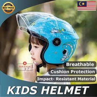 produk kesehatan Kids Helmet motor Women helmet Kids Riding Helmets Open Face Helmet Topi Keledar Ladies Half Helmet