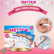 Babytrim-New Borat oral swabs and tongue swabs are safe and convenient for children
