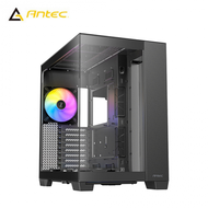Antec 安鈦克 C8 ARGB 黑 全景玻璃機殼 (E-ATX/Type-C/內建風扇後1底2/無A柱/垂直風道/分艙設計/顯卡440mm/塔散175mm)