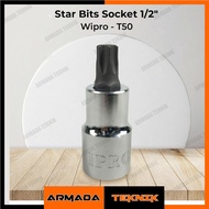 Key L Sock/Star Bit Socket 1/2" T50 x 55mm