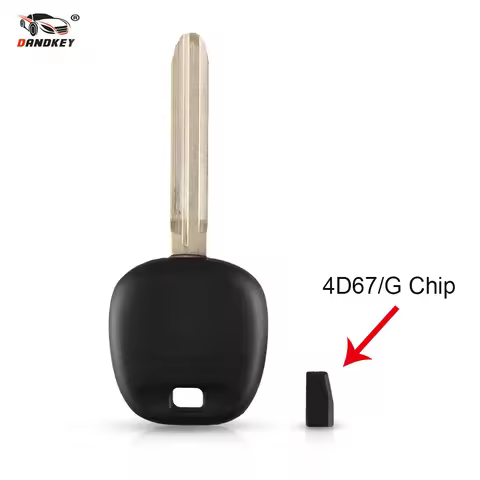 Dandkey Transponder Chip Blank Ignition Key Case Shell For Toyota 4Runner Sienna Avalon Camry 2007 2