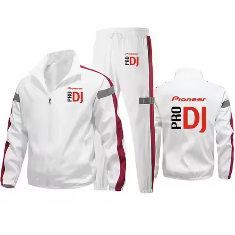 2024 Hip-hop Street Men's Jacket Set dj Pioneer pro Printed Outdoor Casual Sport Men's Suit Jacket +
