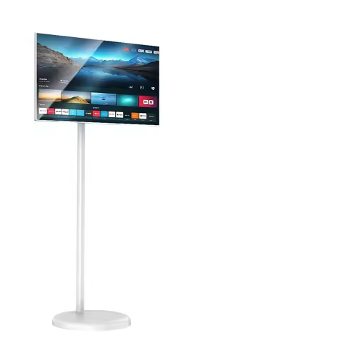 Portable Smart Android 13 TV Monitor 32 Inch FHD IPS LCD 60Hz 120% SRGB Multi-Touch Display Stand Ba