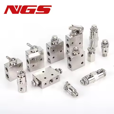 Air Pneumatic Mechanical Valve Toggle Button Switch TAC2-41V 31V 41P 31P 41PP TAC-4V 4P 3P 3V TV-3S