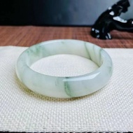 Natural Xinjiang Tianshan Jade Bracelet Standard width Bangle Ice Float Flower She Tai Cui Jade Bracelet