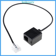 KOK Solid RJ45 Ethernet to RJ11 Landlines Converter Adapter Cable Office Accessory