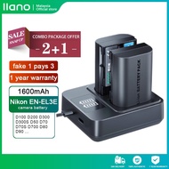Llano Nikon EN-EL15/EN-EL3E Camera Battery D7000 D800E D810 D7200 D750 D7500 D7100 D610 SLR Digital 