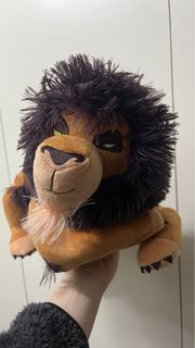 迪士尼獅子王刀疤毛公仔