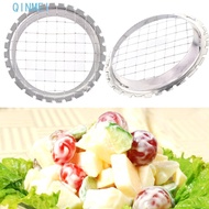 QINMEI Egg Chopper Cooking Stainless Steel Manual Multifunction Salad Tool