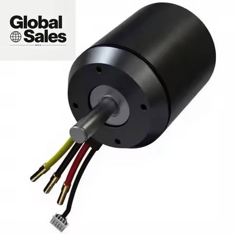 Waterproof External Rotating Brushless Motor 2000w 6000 RPM 6384 Nesting Boat Electric Surfboard Air