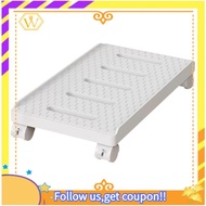 【W】Computer Tower Stand Mobile CPU Stand with Rolling Caster Wheels PC Tower Stand Holder for Gaming