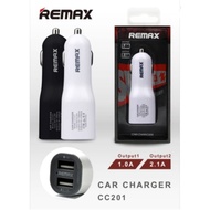 100% Original REMAX CC201 Dual USB Port 2.1 A Output Car Charger CC-201 Remax Car Charger