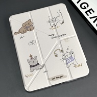 Lightweight Integrated Stand Protective Case for iPad Air6 pro 11 Inch Transparent Anti-Bend Apple 9