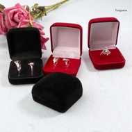 【CH*】 Ring Box Velvet Jewelry Box for Engagement Wedding Anniversary Valentine s Day