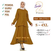 Baju Seragam Dinas Gamis Pemda Pns Khaki Wanita Toyobo Baju Dinas Pemda Wanita Gamis Keki Pemda Bhn 