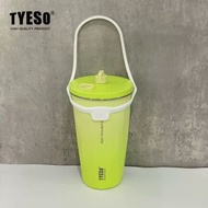 TYESO泰碩新款不銹鋼咖啡杯冰霸保溫車載吸管杯真空大容量水瓶子