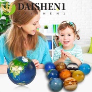 DAISHEN1 Moon Star Ball Colorful for Children Bouncy Ball Sponge Ball Solar System Ball Toy Earth Gl