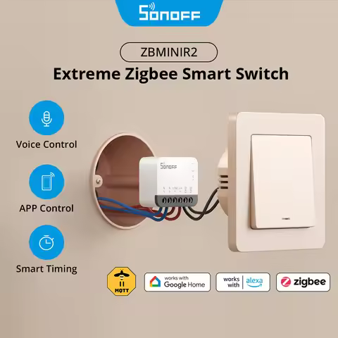 SONOFF ZBMINIR2 Extreme Sonoff Zbmini R2 Sonoff Zigbee Switch Tiny Size Wider Signal Detach Relay Mo