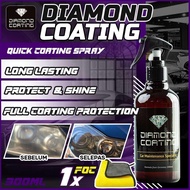 Diamond Coating 300ml Ceramic Quick Coating Spray  Car Polish  Headlamp