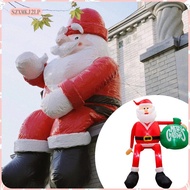 [szxmkj2lp] Christmas Inflatable Outdoor Santa 240cm Lighted Yard Ornament Polyester Easy Setup for 