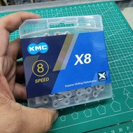 Chain Chain 8 Speed Kmc X8 for 6 7 8 Speed Silver Chain Silver Chain Kmc