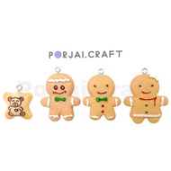 Gingerbread cookies pendants