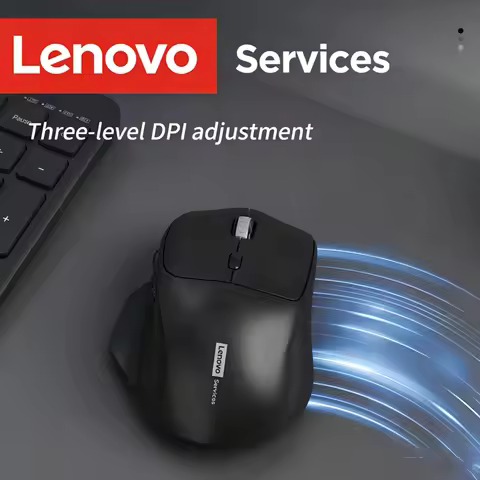 Lenovo Office Business N230 Wireless Mouse Dual Mode Bluetooth 2.4G Silent Ergonomic Rechargeable Of