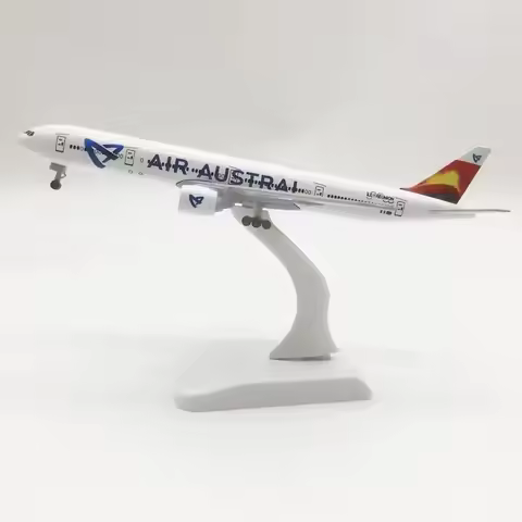 20cm b777 Air Austral Metal Replica Airplanes Model Plane Model B777 Aircraft Model Children's Toys 