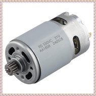 (ZFVI) 21V RS550 DC Motor 14Teeth 9.5mm Gear for Mini Chain Saw Electric Motor Engine Drill Recharge