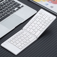 Foldable Bluetooth Keyboard Portable Ultra Slim Mini Wireless Keyboard 66 Keys Pocket Size Rechargea
