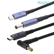 RR Laptop Charging Cable USB C Charging Cable PD to DC5 5x2 1mm 5 5x2 5mm Cable