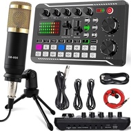 DJ Equipment crophone Sound Card Console Studio Sound Card Kit Cable Phone xing Computer Live Voice 