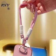 [PNY] Hello Kitty Phone Lanyard-Dual Hook Cute Lanyard Gift-Pink Rotating Phone Charm Birthday Prese