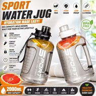 🔥Hot selling🔥2.5L/2L/1.7L/1.5L water bottle 2 liter water bottle water bottle with straw  bpa free t