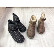 Lapass Snow Boots Boots Warm Boots Warm Brush Hokkaido Snow Boots Grid 【 Lapass 】