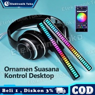 Lampu LED RGB Bar W-08 Strip Spectrum Audio Indicator Voice 16LED RGB Strip Lampu LED RGB Lampu Audi