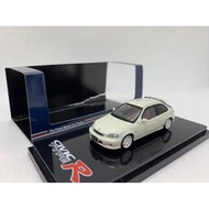 HOBBY JAPAN HONDA CIVIC TYPE-R GF-EK9 WHITE DIECAST SCALE 64