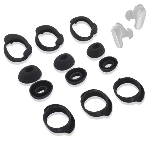 Silicone Ear Tips for Bose OuietComfort QC Ultra /Ultra II True Wireless Earbuds Eartips Skullcandy 