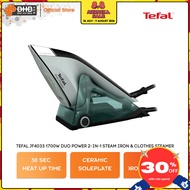 Tefal 1700W Duo Power 2-in-1 Steam Iron & Clothes Steamer JF4033 30 Sec Heat Up Time JF4033 Saterika