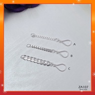 💥PROMO💥#ZA107 Original Silver 925 Safety Chain for Bangle (Anak Rantai Bangle Silver 925)