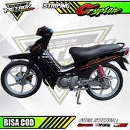 YAMAHA CRYPTON VARIATION STRIPING CRYPTON MOTORCYCLE STICKER LIST/