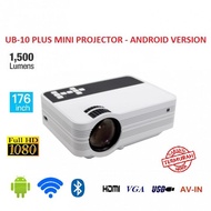 UB-10 Plus Mini LCD Projector Android 1500 Lumens - WiFi and Bluetooth