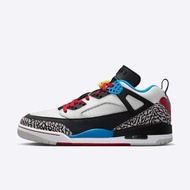 Nike Jordan Spizike Low SE Men's Shoes Casual Burst Crack White Black Blue Red IM7425-004