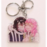 Demon Slayer: Mitsuri Iguro Keychain | Anime Manga Epoxy Keychain Charm