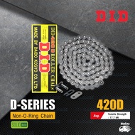 D.I.D Chain D.i.good Model D-SERIES 420D Steel Color No O-Ring [DID 420]-Clip-On Connector