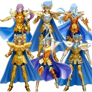 ฟิกเกอร์อนิเมะ19cm Saint Seiya legth Cloth GOLD Action of the Zodiac Aquarius Camus มะเร็ง deathmask