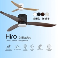 [1-2 Day Delivery]DC Smart Ceiling Fan  36"/46"/52" / LED Light |3 Tone LED|Remote Control